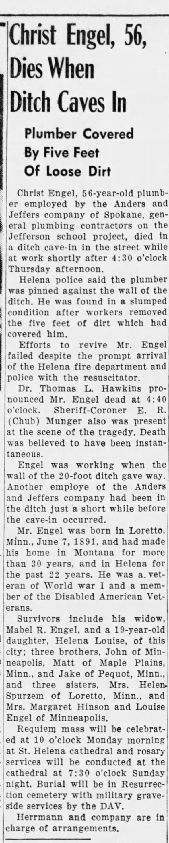 Clipping from The Independent-Record